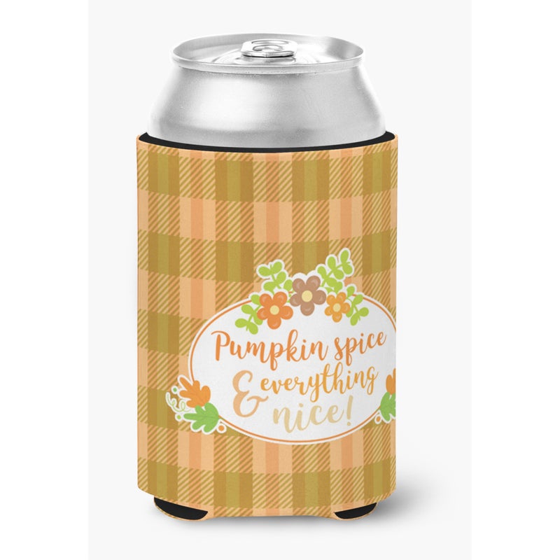 Caroline's Treasures ""Caroline's Treasures Fall Pumpkin Spice & Everything Can or Bottle Hugger  Can Hugger  Multicolor"" 