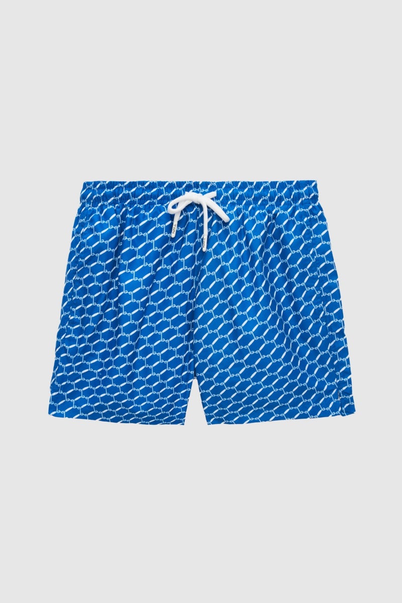 twn Regular Fit Blue Printed Shorts Swimsuit 0EC62AP33613M  - Image 1