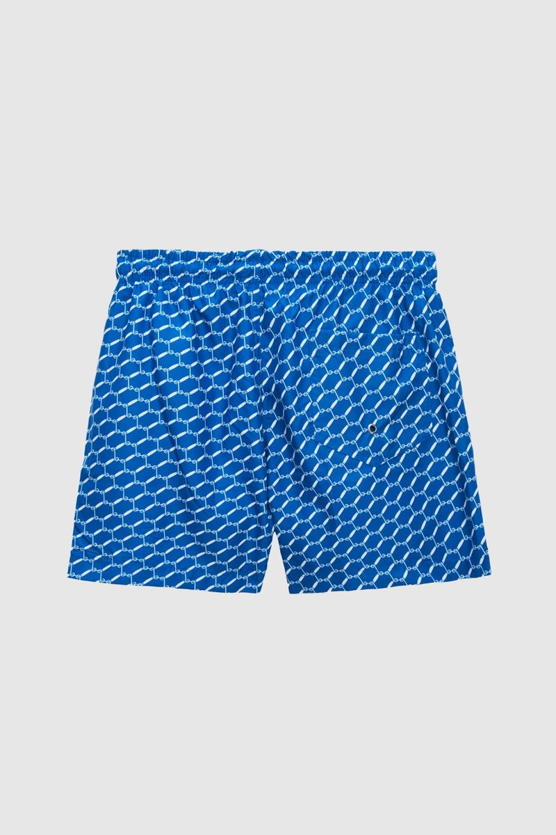 twn Regular Fit Blue Printed Shorts Swimsuit 0EC62AP33613M  - Image 4