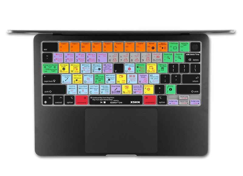 XSKN Ableton Live Shortcuts Design Silicone Keyboard Cover Skin for Apple M2 Chip MacBook Air 13.6 inch with Touch ID ( Model A2681 ) US Version - Image 2