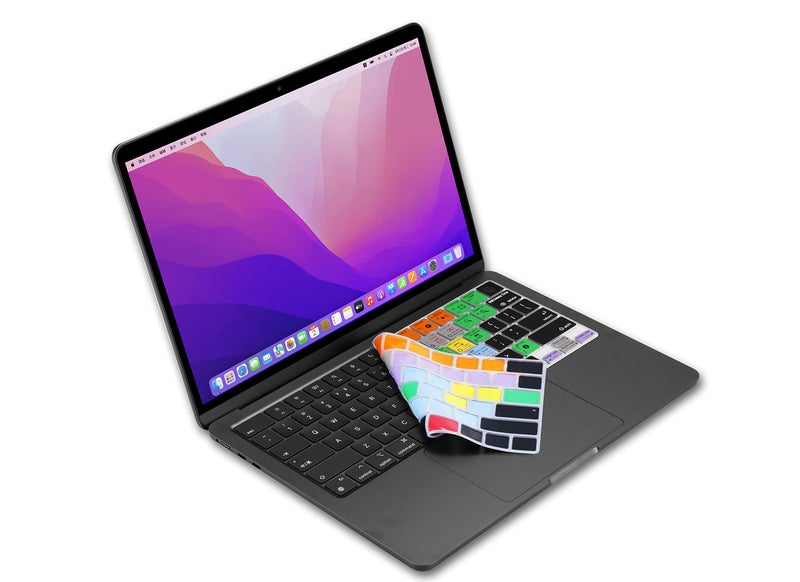 XSKN Ableton Live Shortcuts Design Silicone Keyboard Cover Skin for Apple M2 Chip MacBook Air 13.6 inch with Touch ID ( Model A2681 ) US Version - Image 3
