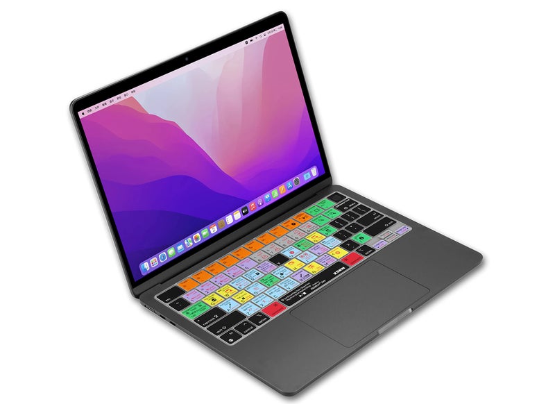 XSKN Ableton Live Shortcuts Design Silicone Keyboard Cover Skin for Apple M2 Chip MacBook Air 13.6 inch with Touch ID ( Model A2681 ) US Version - Image 5