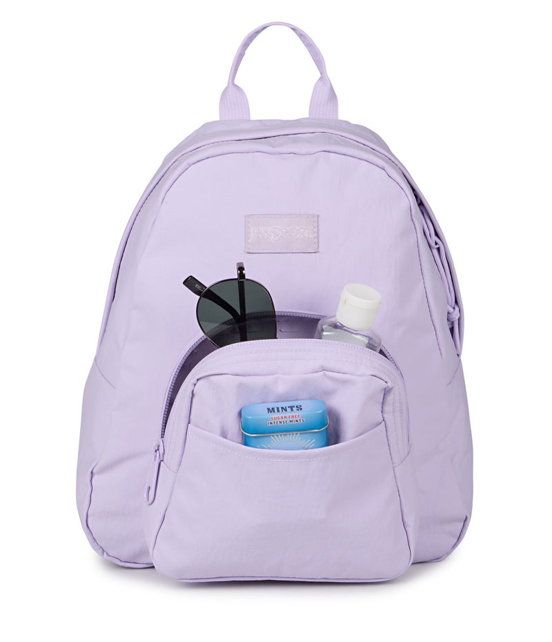 JanSport Half Pint Fx Soft Nylon - Pastel Lilac Backpack - Image 3