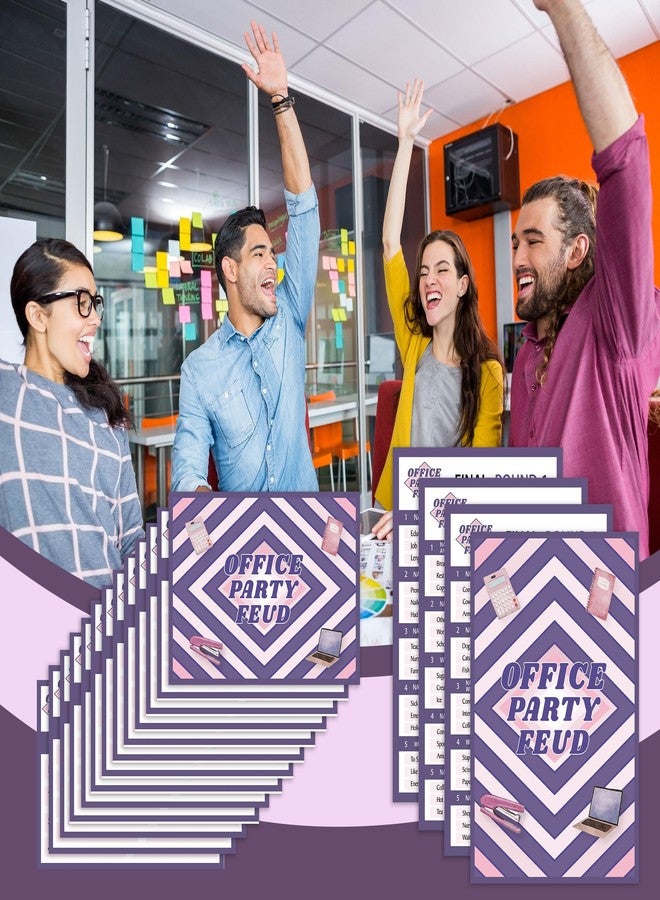 Xenseou Office Party Feud Game - Team Building Activity Set - Trivia Game Supplies - OF02 - Image 3