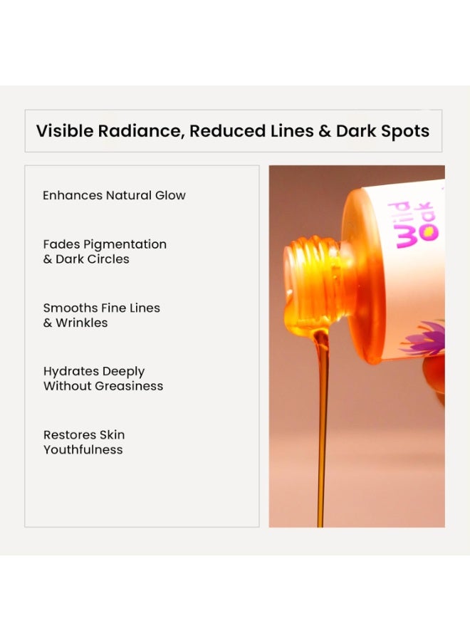 WILD OAK WildOak Kumkumadi Tailam | Face Elixir | Pigmentation,Dark Circles & Anti Aging | Made Using 3000 Years Old Formulation,8 Days Long Process | High Potent 75G Saffron/1Liter & 29 Exotic Herbs | 20ml - Image 3