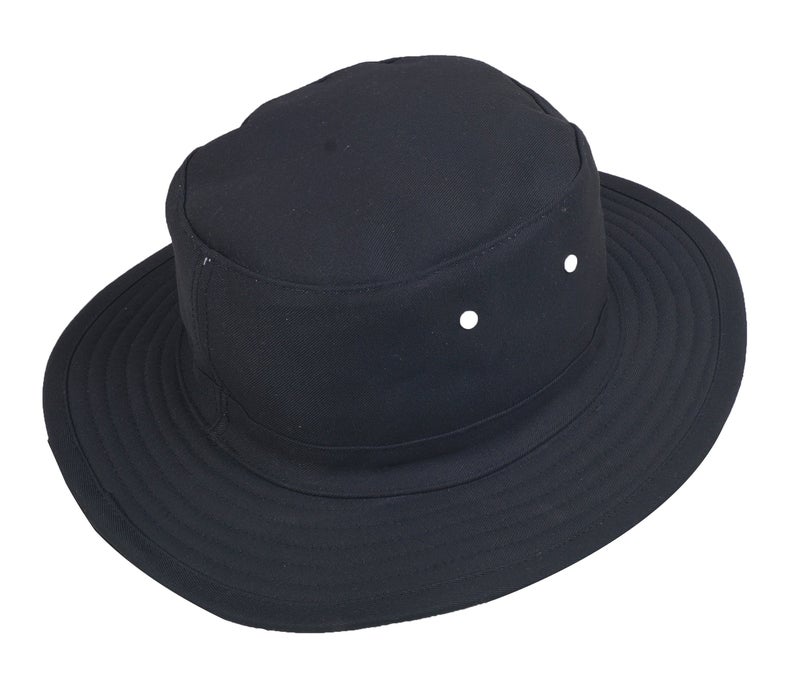 Zacharias Men's Cotton Cricket Umpire Sun Hat (Black_Free Size) (Pack of 1) - Image 2