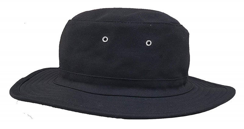 Zacharias Men's Cotton Cricket Umpire Sun Hat (Black_Free Size) (Pack of 1) - Image 1
