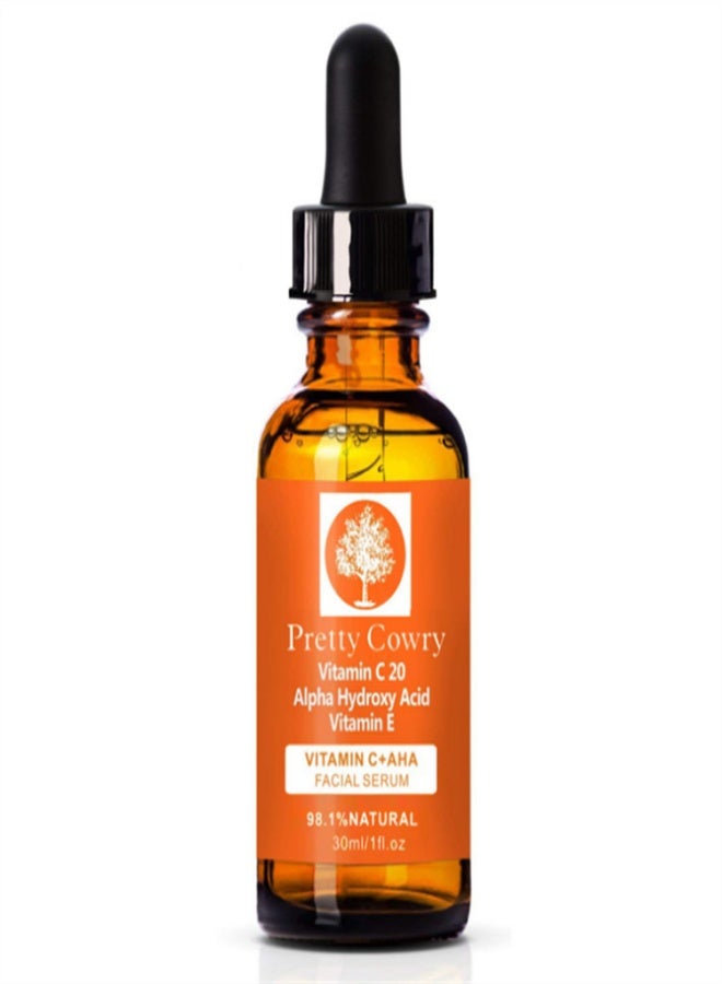 Pretty Cowry Vitamin C Facial Essence, suitable for anti-aging, lightening facial spots, wrinkles and brightening skin - 30ml - Image 1