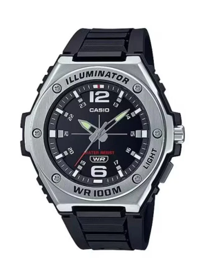CASIO Men's Resin Analog Watch MWA-100H-1AVDF - 49.6 mm