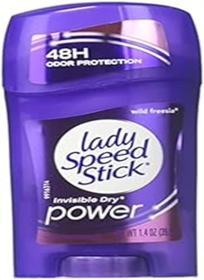 Lady Speed Stick Lady Speed Stick Anti-Perspirant & Deodorant, Invisible Dry, WILD FREESIA, 1.4 oz 