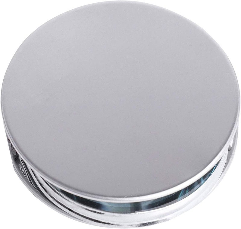 RUIXIB Portable Magnifier Foldable Round 20X Magnifying Glass with Metal Protective Case,Pocket Handheld Magnifier Loupe Lens for Reading Inspection Science Diamonds - Image 2