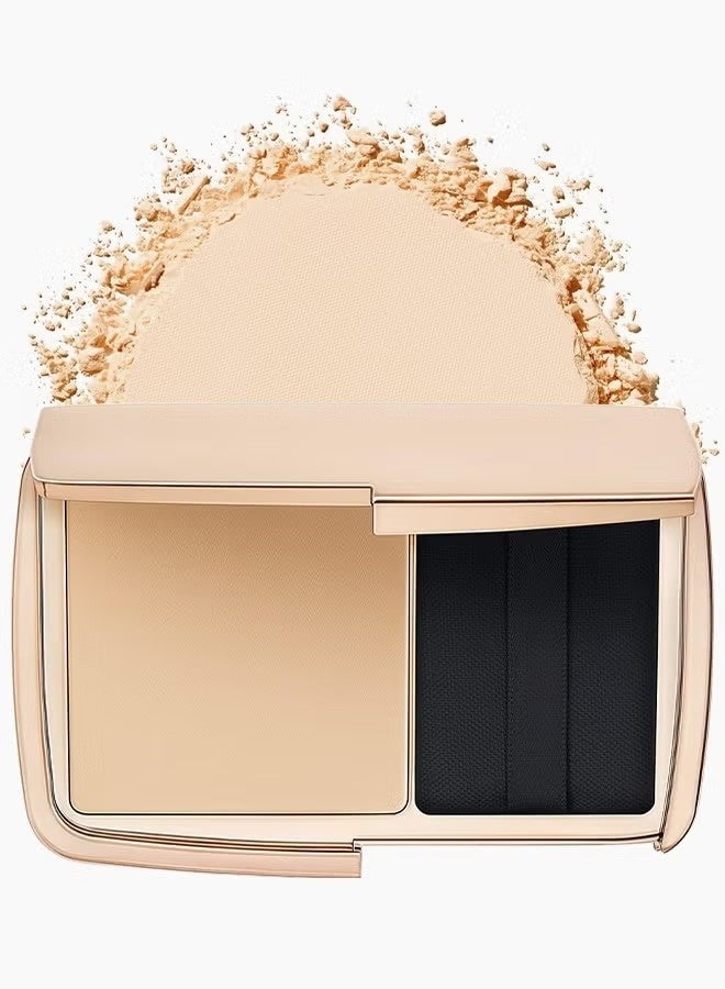Hourglass Immaculate Hourglass Vanish Airbrush Pressed Powder, Pressed Powder Compact With Mirror And Puff Makeup Setting Finishing Blurring Natural Translucent Lightweight Face Sebum Oil Control Vegan Formula, Long-Lasting Matte Finish (Translucent Medium) - Image 1