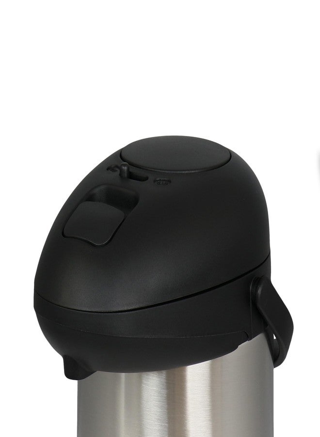 MegaChef 5 Quart Stainless Steel Vacuum Body Pump Cap Air Pot - Image 5