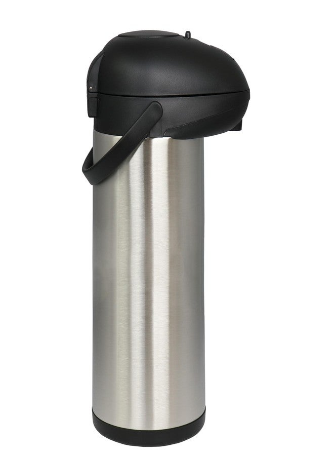 MegaChef 5 Quart Stainless Steel Vacuum Body Pump Cap Air Pot - Image 4