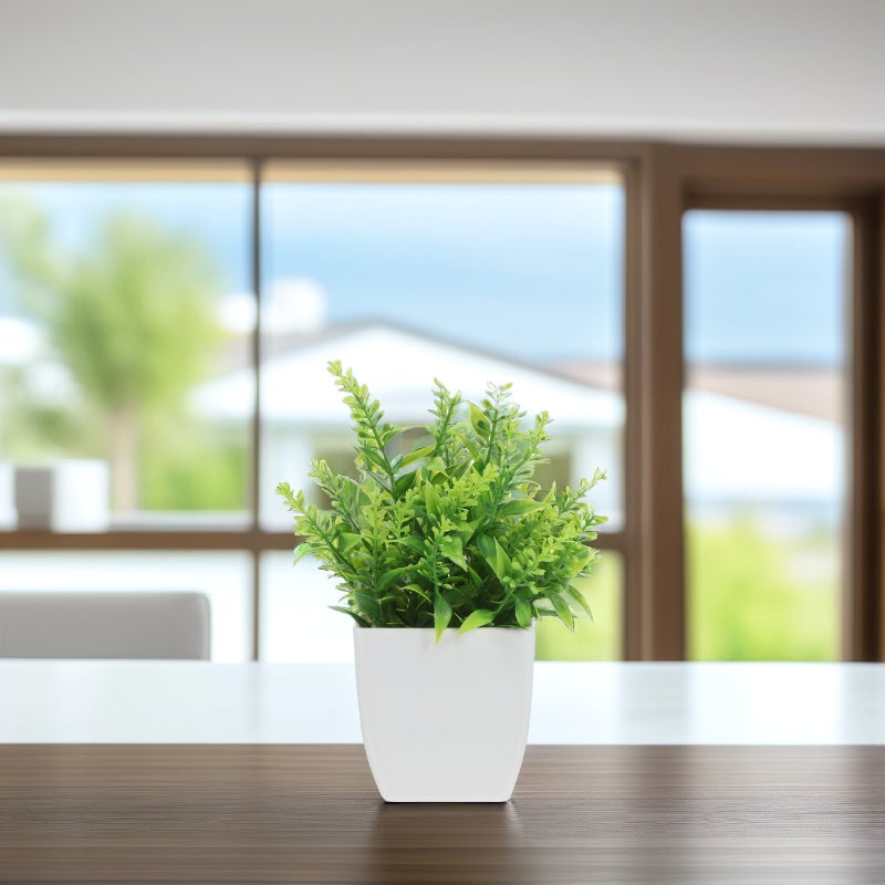 🌱 نباتات صناعية بلاستيكية للديكور الداخلي شجرة بونساي صناعية واقعية للمنزل والمكتب - Image 3