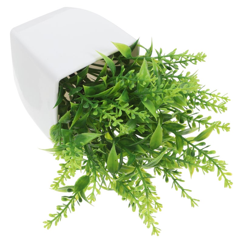 🌱 نباتات صناعية بلاستيكية للديكور الداخلي شجرة بونساي صناعية واقعية للمنزل والمكتب - Image 5