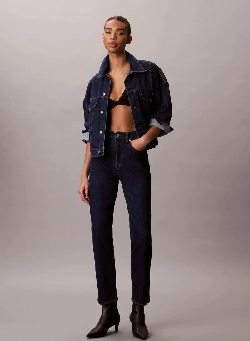 Calvin Klein TRUE INDIGO Relaxed Denim Jacket for Women | Best Price UAE
