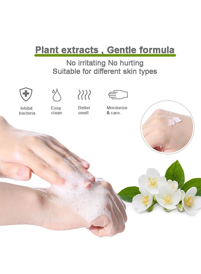 10Packs Petal Shape Soap Flakes Hand Soap Sheets Mini Portable Antibacterial Soap Sheets the Box Disposable Travel Scented Bath Slice Sheet Foaming Paper Soap (Colorful) - Image 2