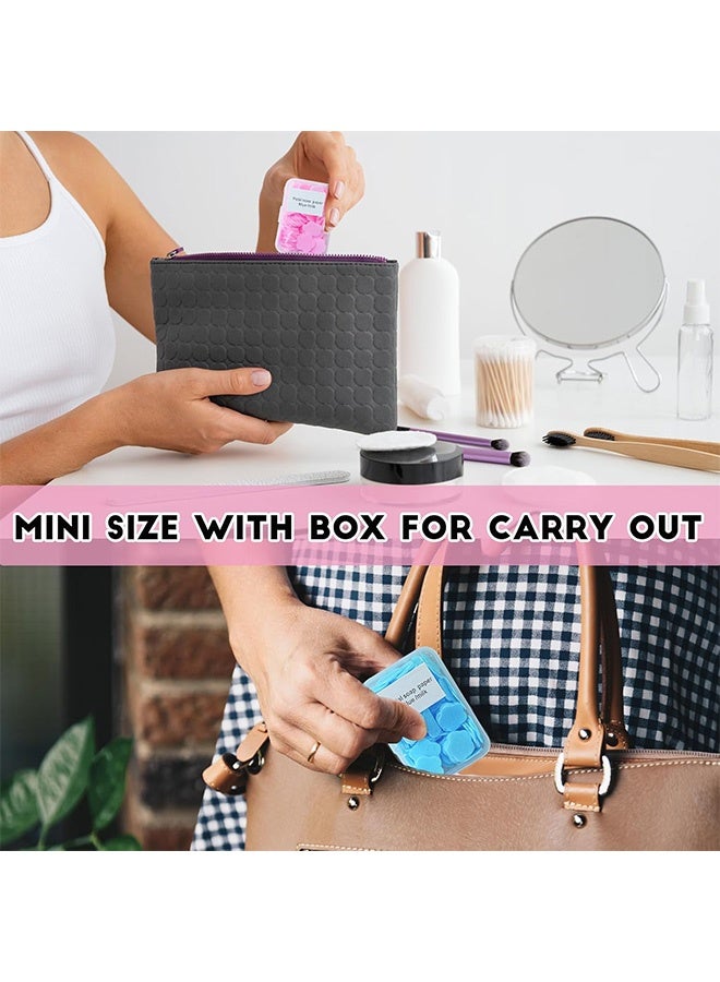 10Packs Petal Shape Soap Flakes Hand Soap Sheets Mini Portable Antibacterial Soap Sheets the Box Disposable Travel Scented Bath Slice Sheet Foaming Paper Soap (Colorful) - Image 4