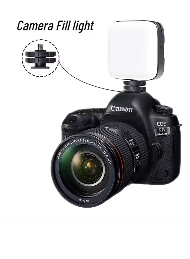 FM11  LED High Power Rechargeable Clip Fill Video Light with Front & Back Clip Adjusted 5 Light Modes for Phone iPhone Android iPad - Image 3