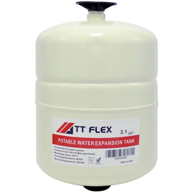 TT FLEX Potable Thermal Expansion Tank for Water Heater 21 Gallon Capacity 34 Inch MNPT Connection