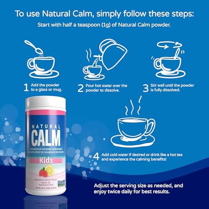 Natural Calm NATURAL VITALITY Magnesium Citrate Powder Kids Calm, 113 GR - Image 4