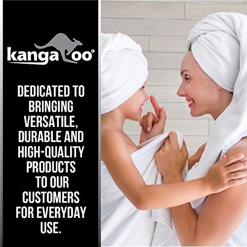 KANGAROO Bathroom Rugs, Chenille Soft Absorbent Bath Rug, Shaggy Shower Mat, Quick Dry Machine Wash Bathmat, Plush Carpet Mats for Tub, Bathtub and Room Home Decor Accessories, 30x20, Light Blue - Image 5