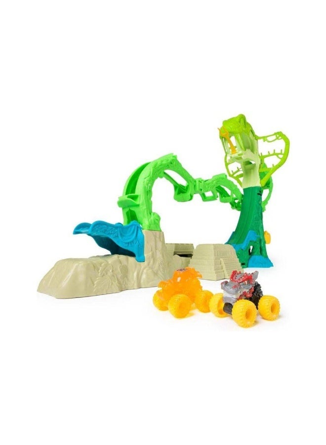 Monster Jam Mini Jams Cobra's Crazy Escape Racing Playset - Image 2