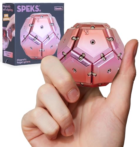 Speks لعبة سبكس جيوود المغناطيسية للعب والتسلية للكبار والمراهقين 14 هدية تخفيف التوتر كرة وردية - Image 1