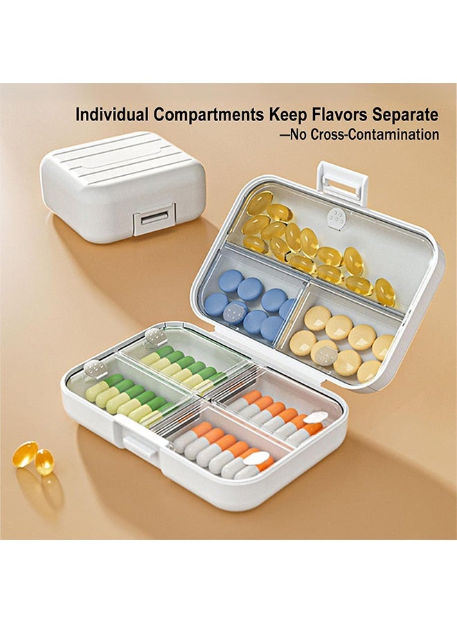 Quantum 3 PCS Pill Organizer Box, Travel Pill Case Container Medication Daily Organizer with Labels, Airtight Daily Medicine Case Container - Image 5