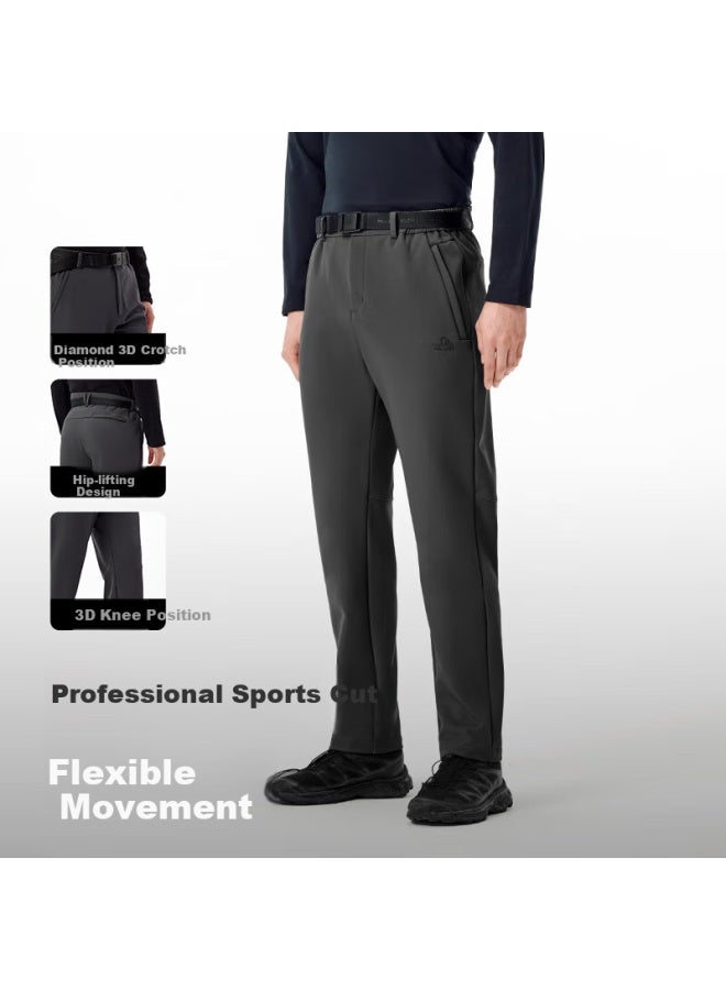 PELLIOT Pelliot Windshield 2.0 Outdoor Softshell Pants Men Women Waterproof High Elasticity Assault Climbing Windproof Pants 114307167 Black Xl  - Image 1