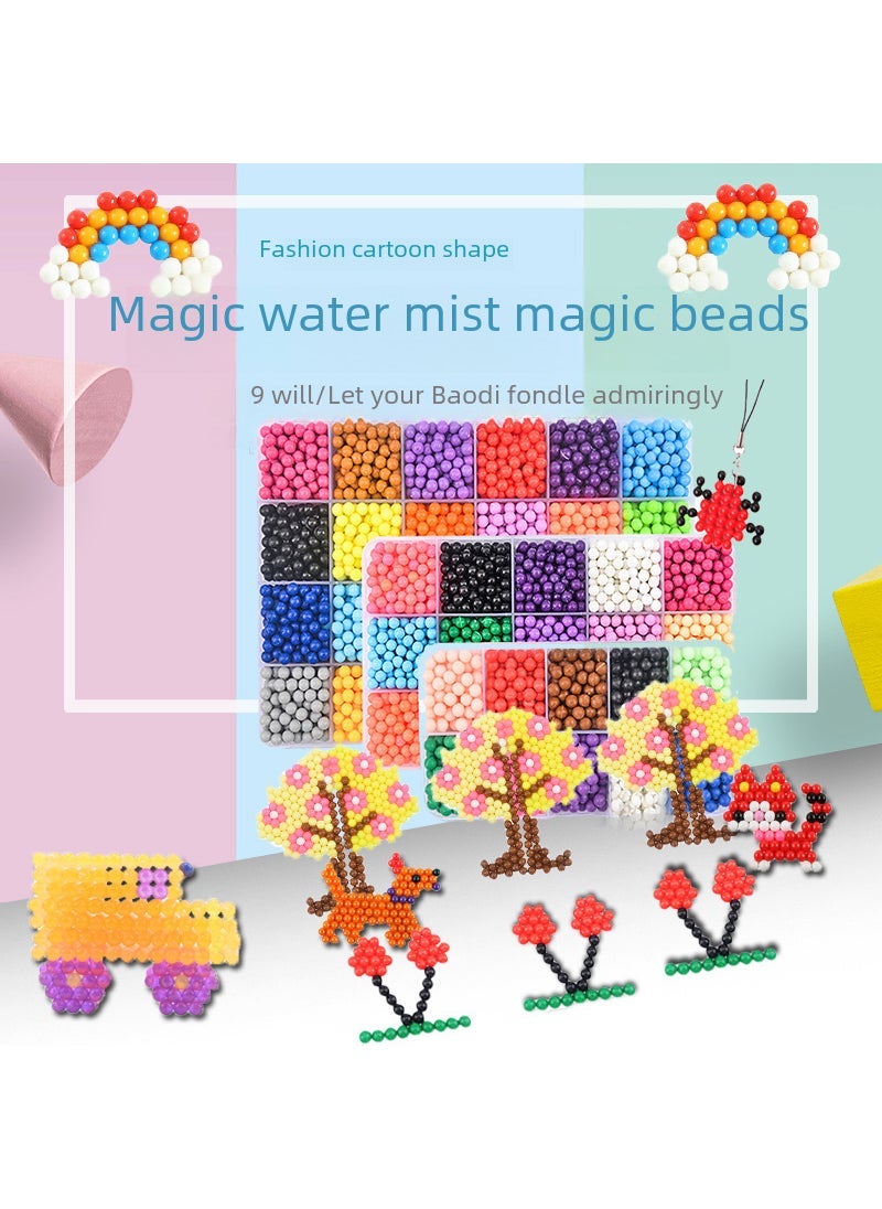 Arabest - Magic water mist magic beads handmade diy water mist magic beads Puzzle Boys Girls childrens toys 10 color 1000 grain delivery standard accessories package - Image 1