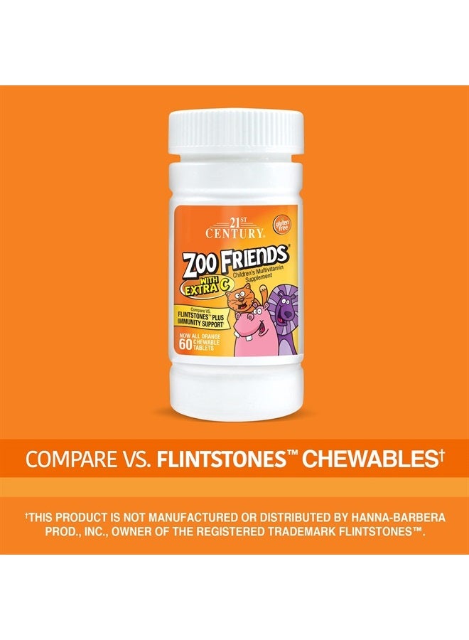 21st Century Zoo Friends with Extra C Chewable Tablets, 60 Count - Image 2