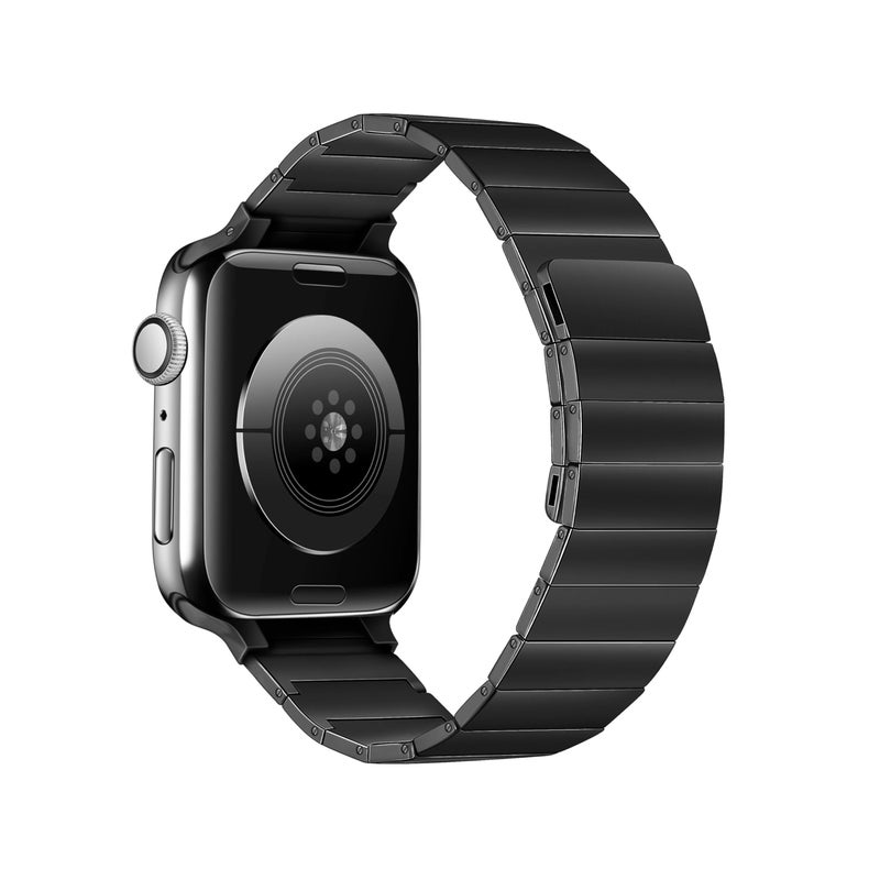 NEXT STORE Luxury Stainless Steel Link Band Compatible with Apple Watch Series 1–10 Ultra/Ultra 2 (42mm–49mm) - Image 2