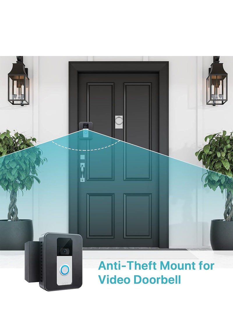 Video Doorbell Door Mount for Ring Doorbell Mount for Apartment Doorbell No-Drill Mount Fit for Most Video Doorbell  - Image 5