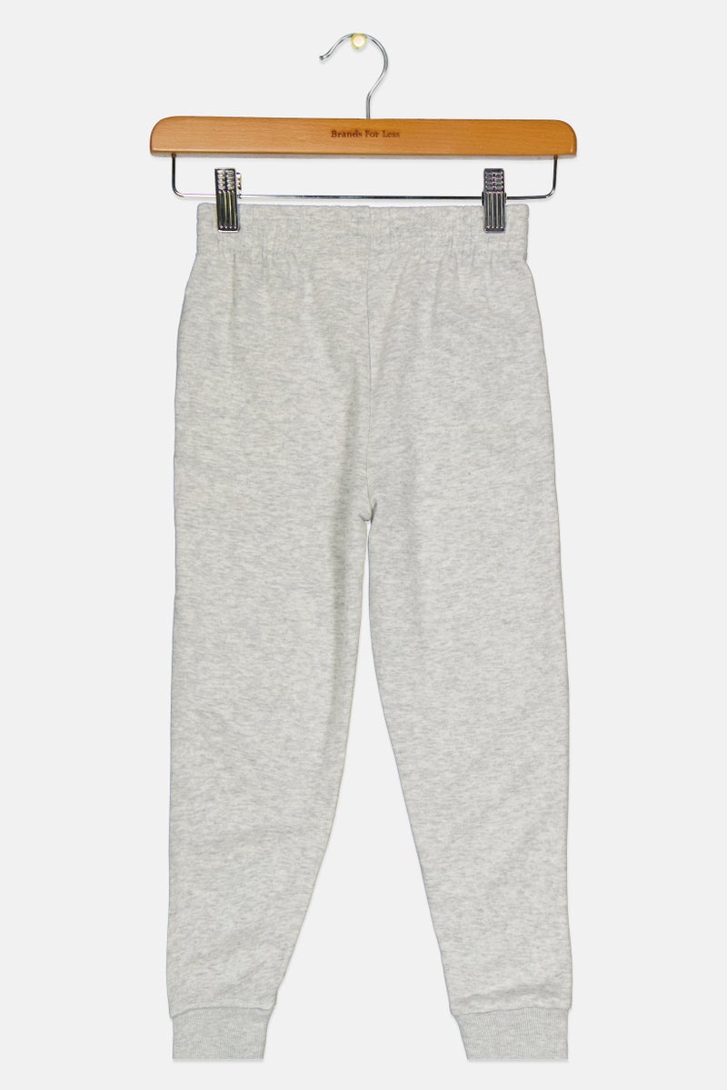 PUMA Kids Boy Brand Logo Outdoor Sweatpants, Grey - Image 2
