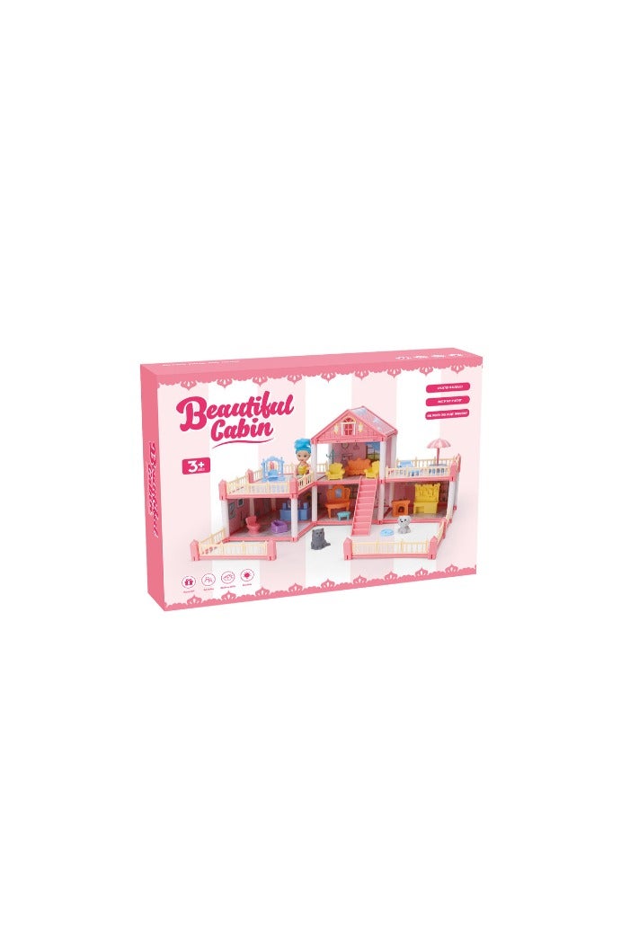 بيوتيفول بيت واكسسوارات مع 2عروسة صغير#18-2939398 - Image 2