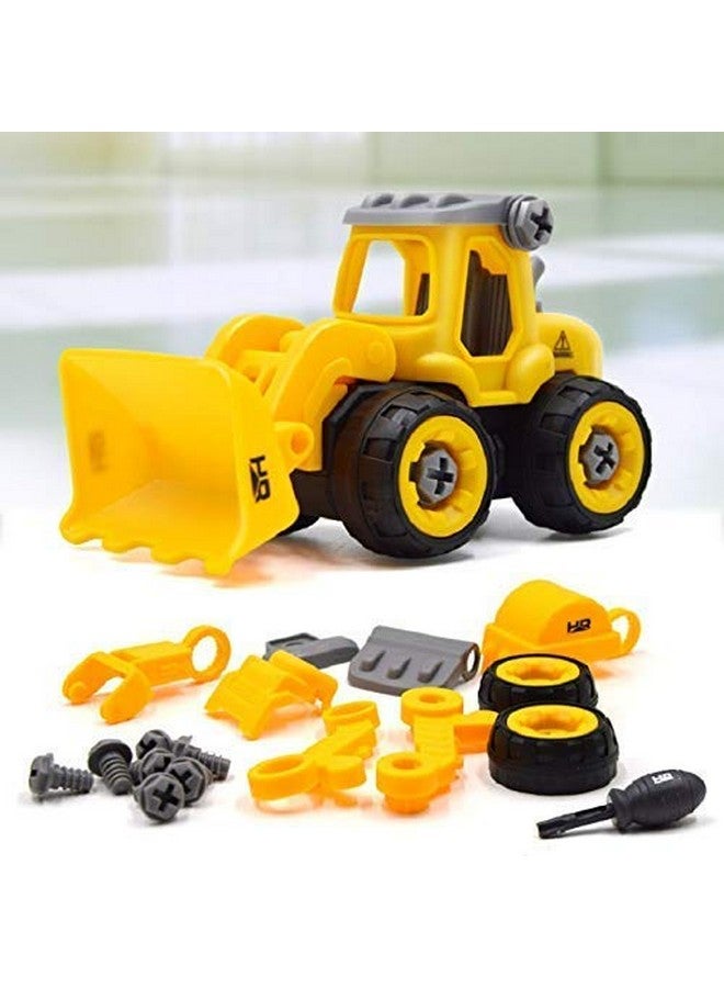 FAMOUS QUALITY Plastic Construction Trucks with Screwdriver Tools Toy, 3 Year and Above (1 Set of 4),Multicolor - Image 4
