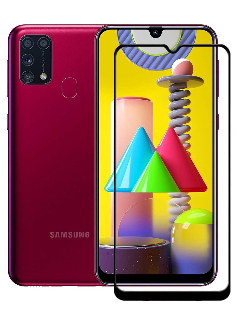 ACLIX Antistatic ESD Dustproof Premium Quality High Definition Tempered Glass Screen Protector Designed For Samsung Galaxy M31 - Image 1