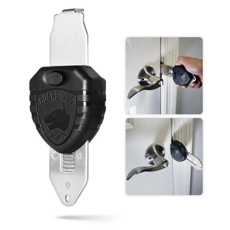 Guard Dog Security Blocklock Portable Door Lock Hotel Door Locks for Travelers Security Tough Durable Apartment Door Security Home Security Travel Essentials Easy to Use