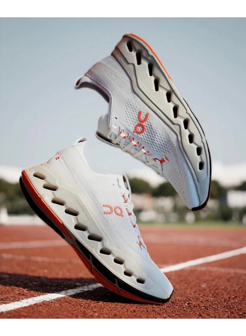 On Running Cloudsurfer Max Sneakers Ivory/Salmon - Image 2