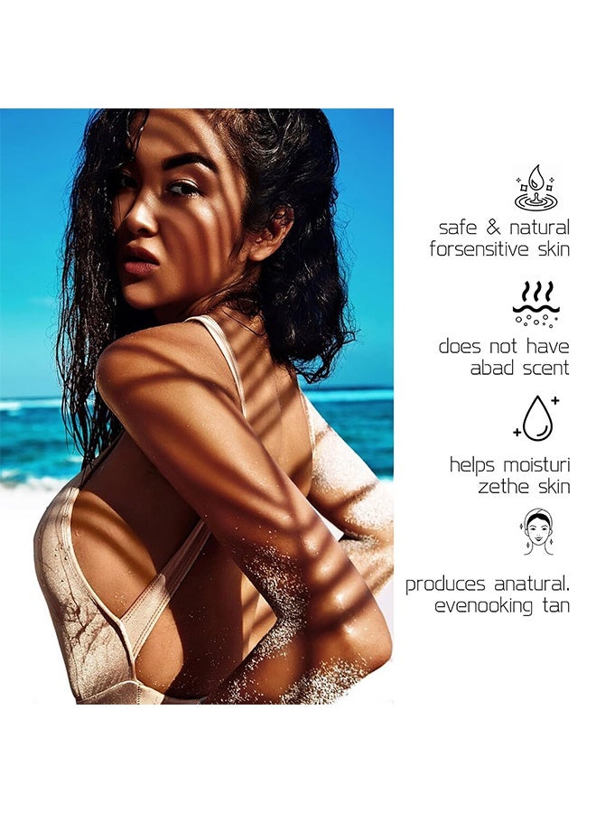 BUSHAID Sunless Tanning Drop, Drinkable Sunless Tanning Drops, Self Tanner for Face & Body, Gradual Tan with Natural-Looking Glow, Easy-to-Use Daily Tanning Drops to Drink for a Bronzed Look, Hydrating Formula - Image 5