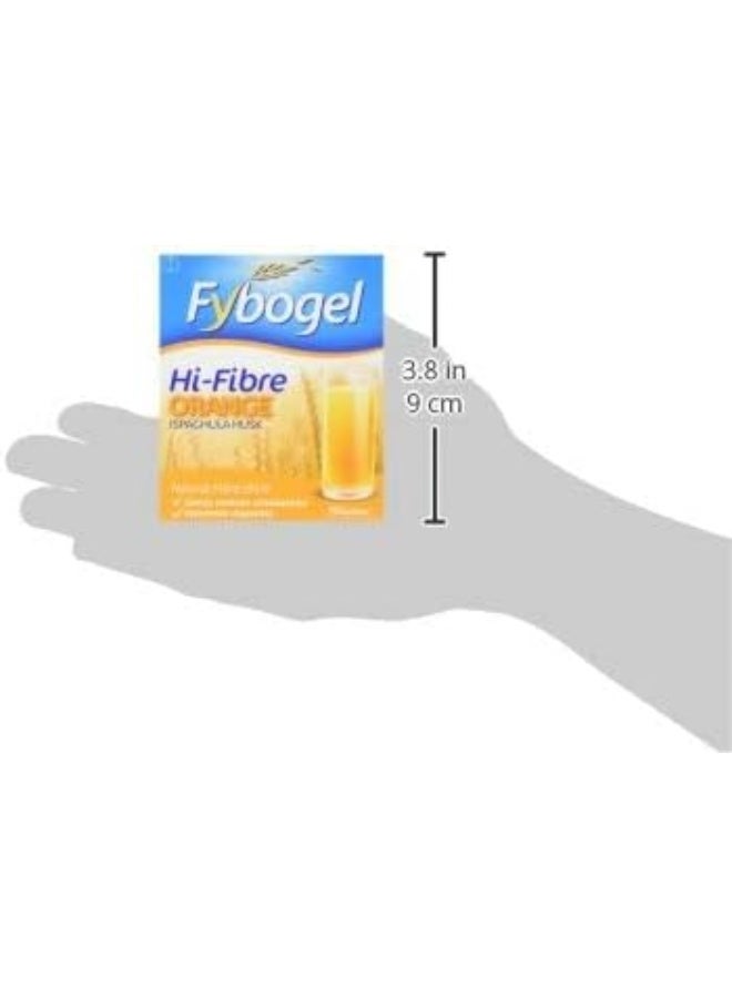 Fybogel Hi Fibre Orange Constipation Relief 10 Sachets - Image 4