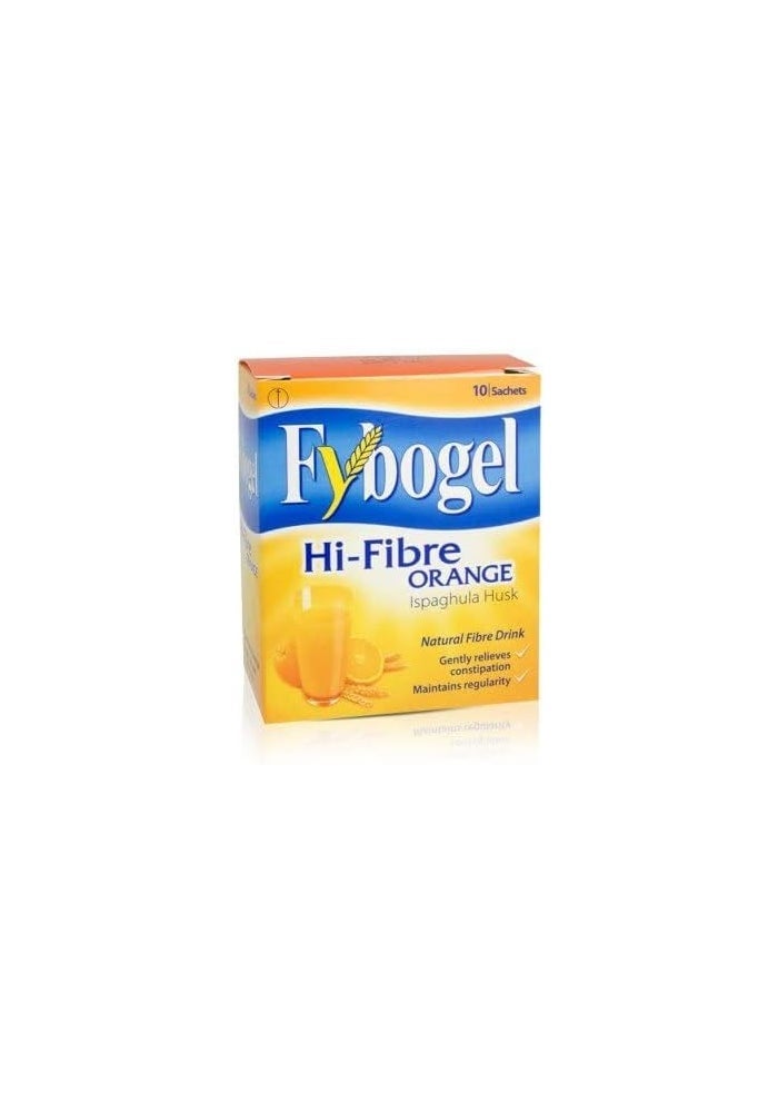 Fybogel Hi Fibre Orange Constipation Relief 10 Sachets - Image 2