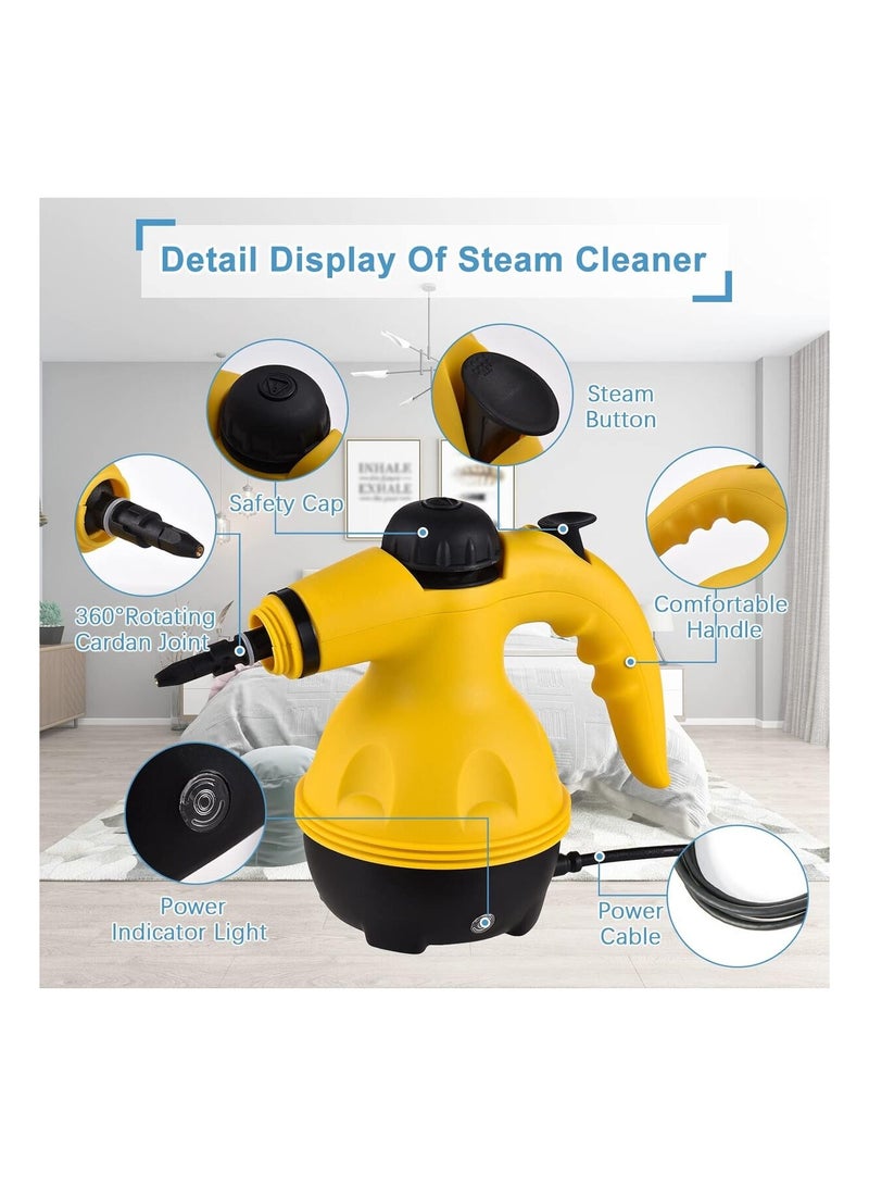 دينكس دنكس جهاز تنظيف بالبخار المحمول 1200 واط – متعدد الوظائف مع 9 ملحقات - Image 3