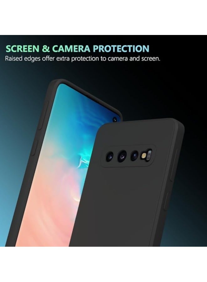 حافظة لجهاز سامسونج جالاكسي S10 بلس غطاء خلفي نحيف لغطاء TPU الناعم غطاء سيليكون مرن غير لامع سامسونج جالاكسي S10 بلس - Image 4