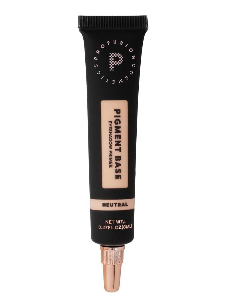 profusion Cosmetics Pigment Base Eyeshadow Primer Achieve Vibrant Looks with Pigment Boosting Primer and Lock in Color with Blendable Formula Get Bold Colors and Glittery Shimmers Neutral - Image 1