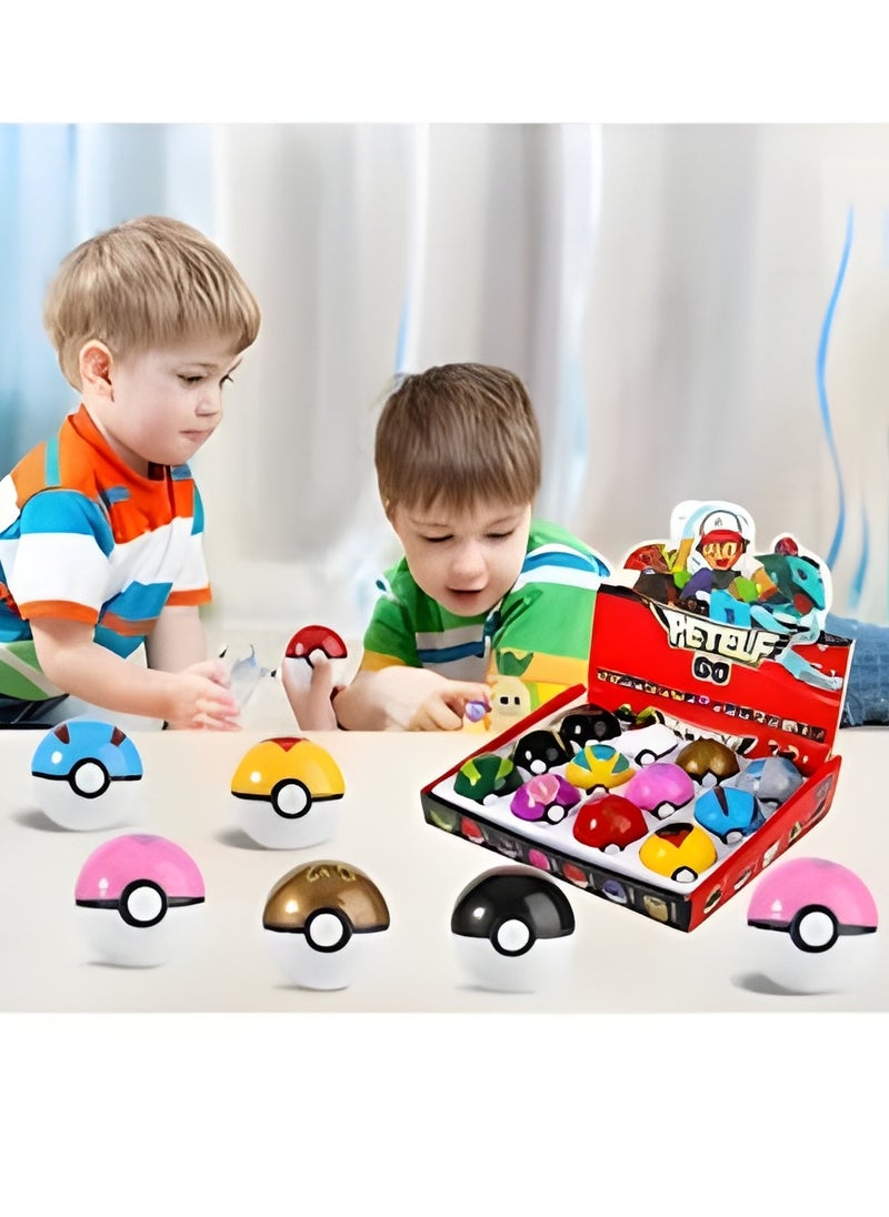 RATSAW - 12Pcs Pokemon Ball Super Fighting Toys Set Action Figures Collection Pocket Monster Action Figure Toy Birthday Party Gift Idea Toy - Image 1