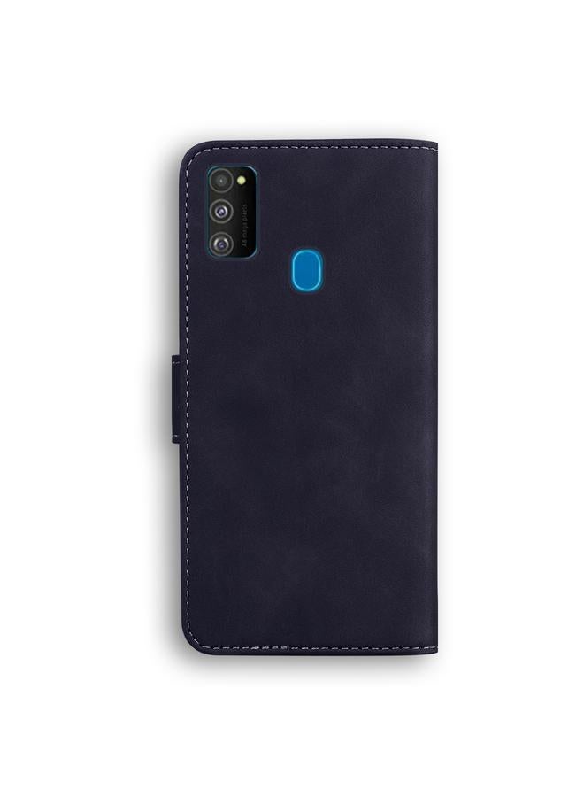 S-TOP Case For Samsung Galaxy M30s / M21 Skin Feel Pure Color Flip Leather Phone Case - Image 3