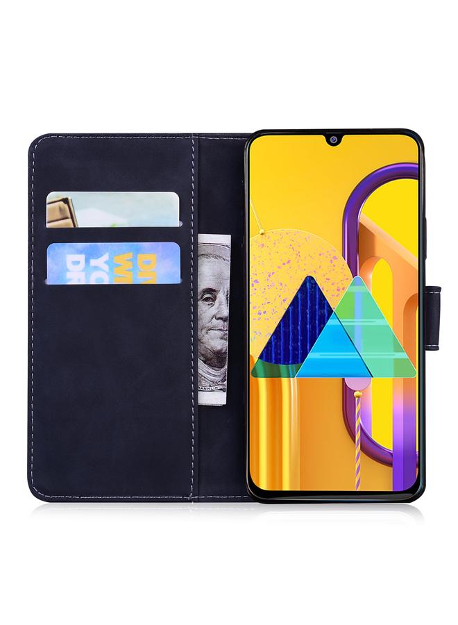 S-TOP Case For Samsung Galaxy M30s / M21 Skin Feel Pure Color Flip Leather Phone Case - Image 4